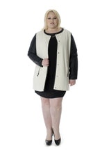 Jacket with Leather Accents