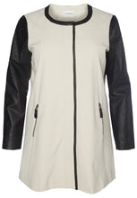 Jacket with Leather Accents