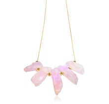 Purple quartz necklace