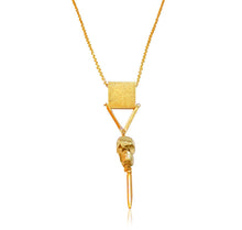 pyrite pendant necklace