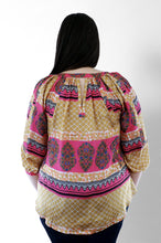 Silk plus size top